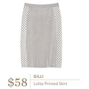 Gilli For Stitch Fix Lolita Printed Skirt NWT Size Small
